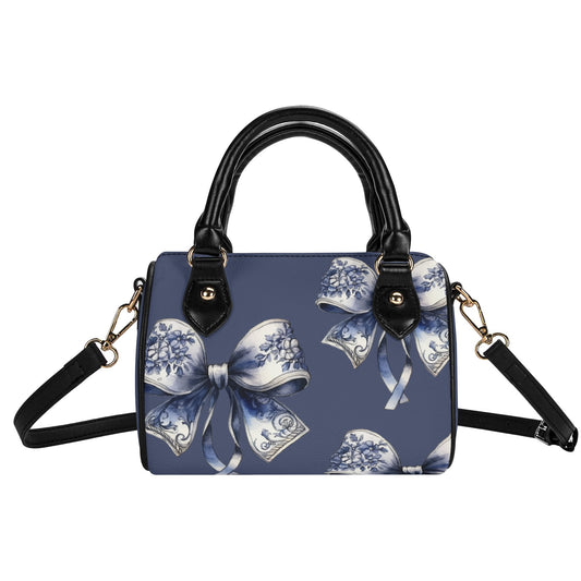 Deep Blue Boston Bag