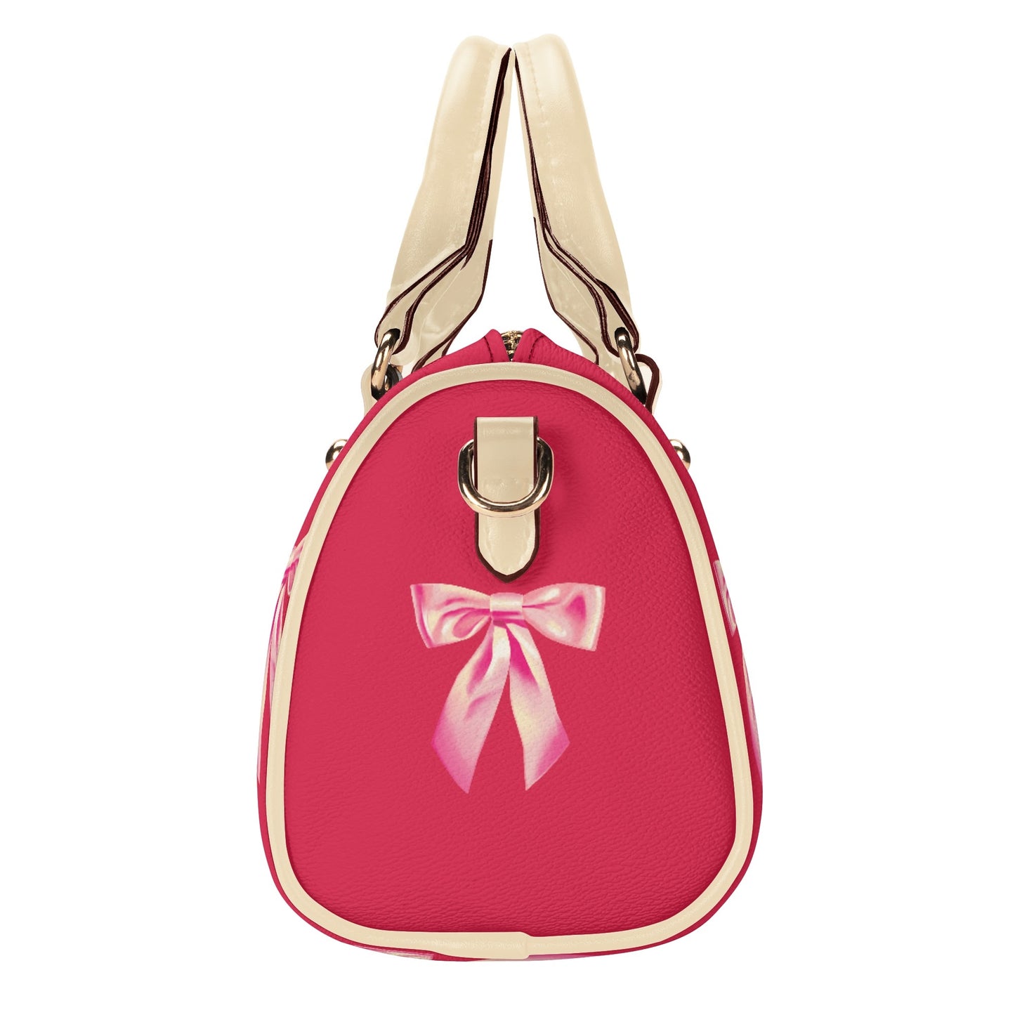 Red and Pink Boston Bag