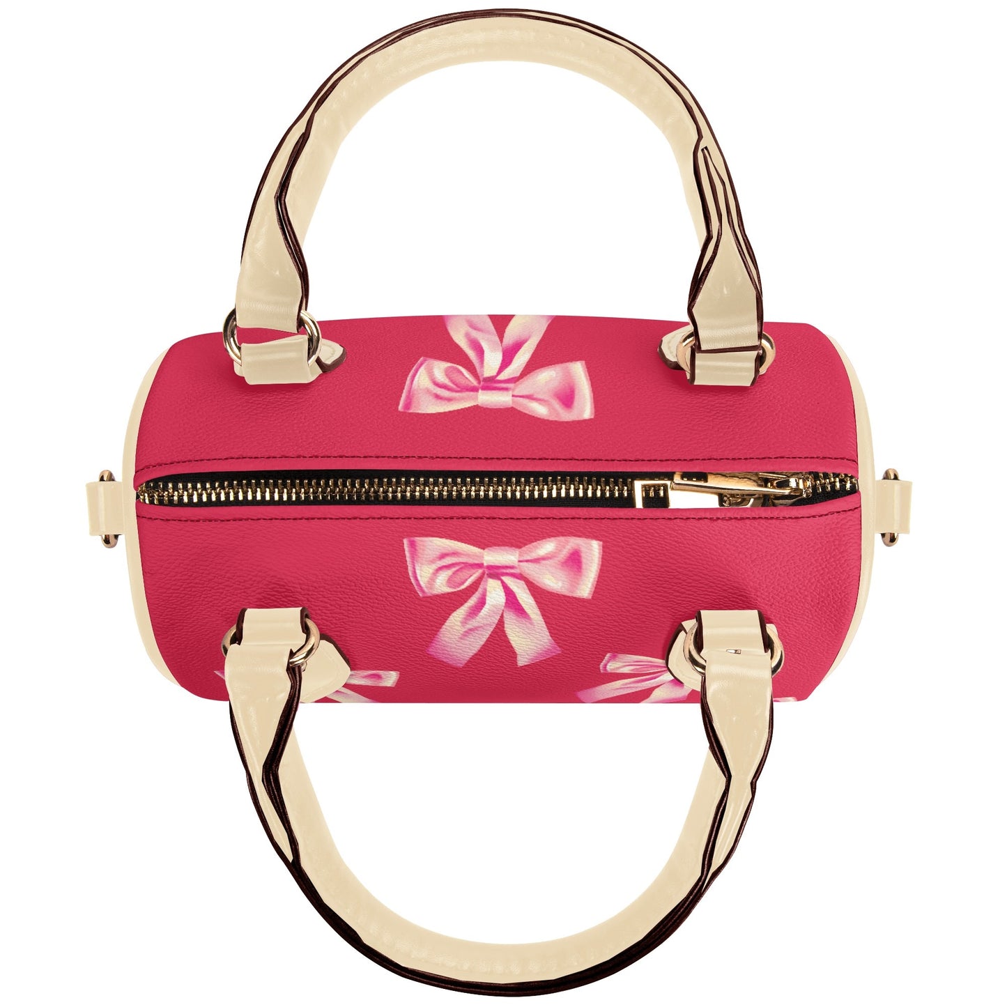 Red and Pink Boston Bag