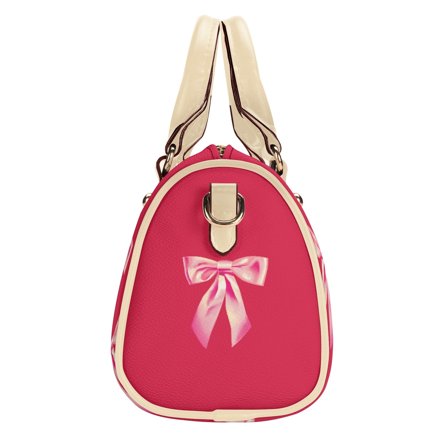 Red and Pink Boston Bag