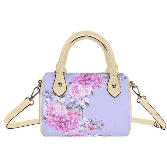 Lilac Florals Boston Bag