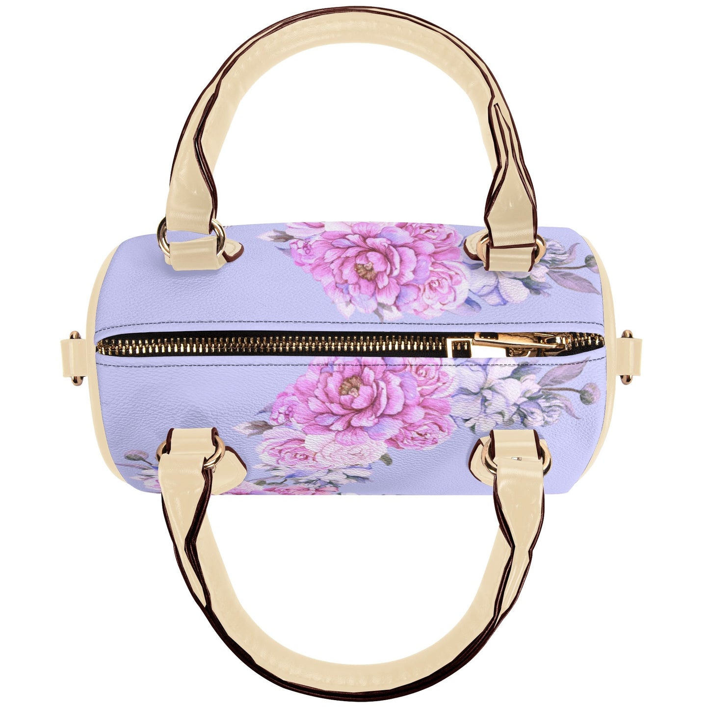 Lilac Florals Boston Bag