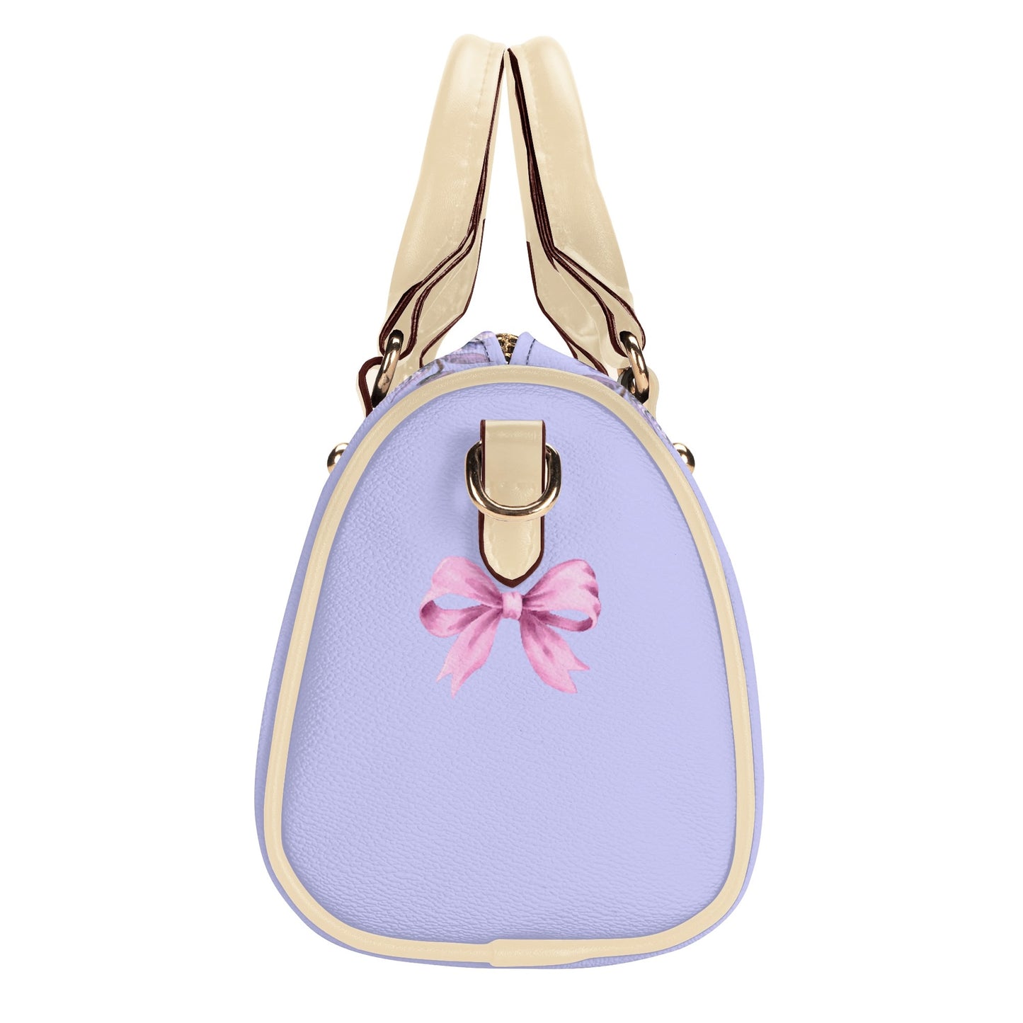 Lilac Florals Boston Bag