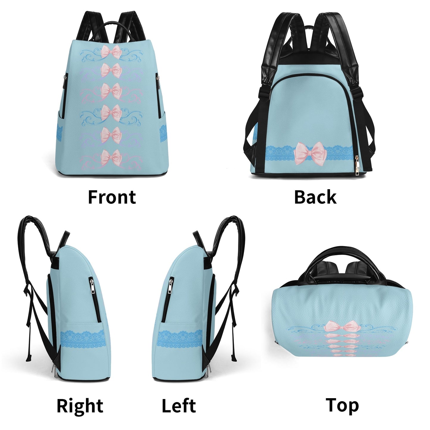 Bows and Curls Backpack