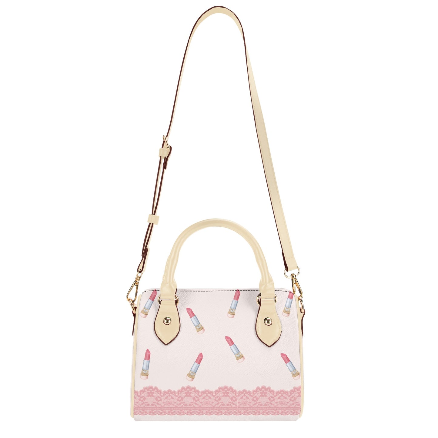 Lipstick Print Boston Bag