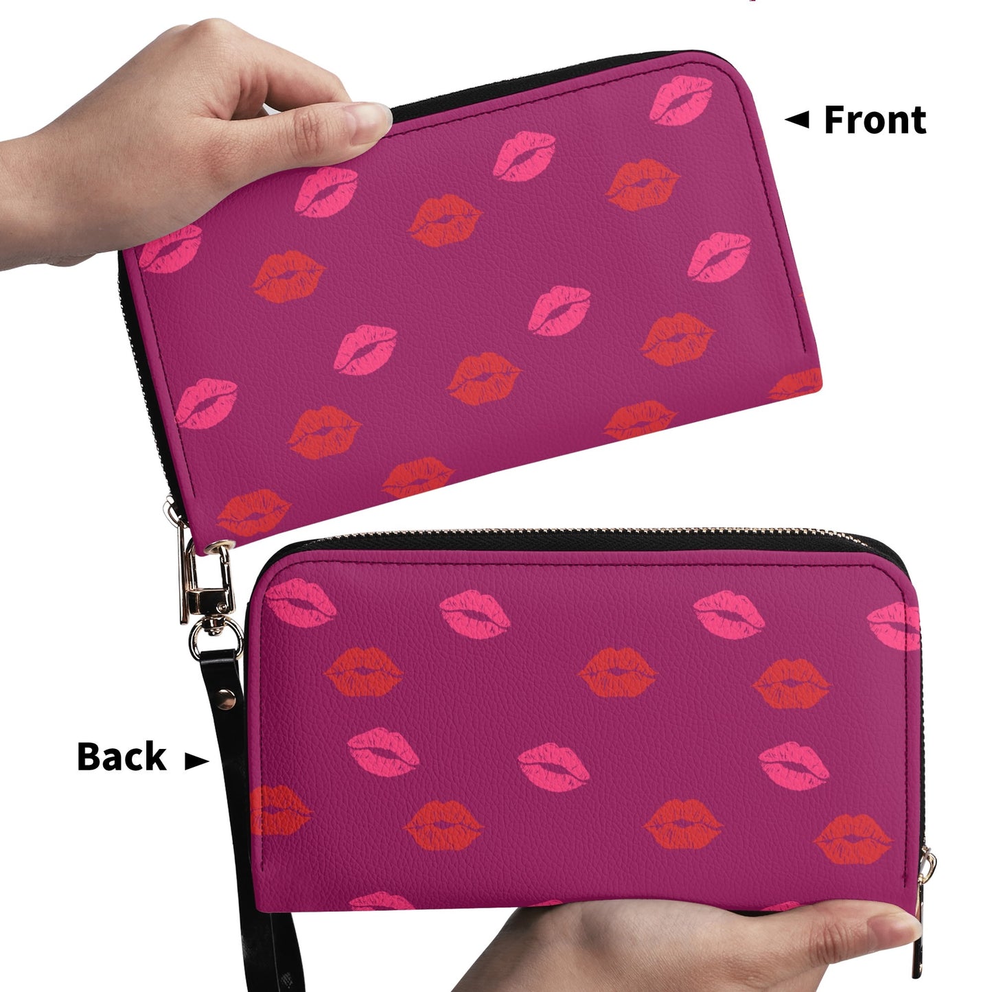 Magenta Kisses Wallet