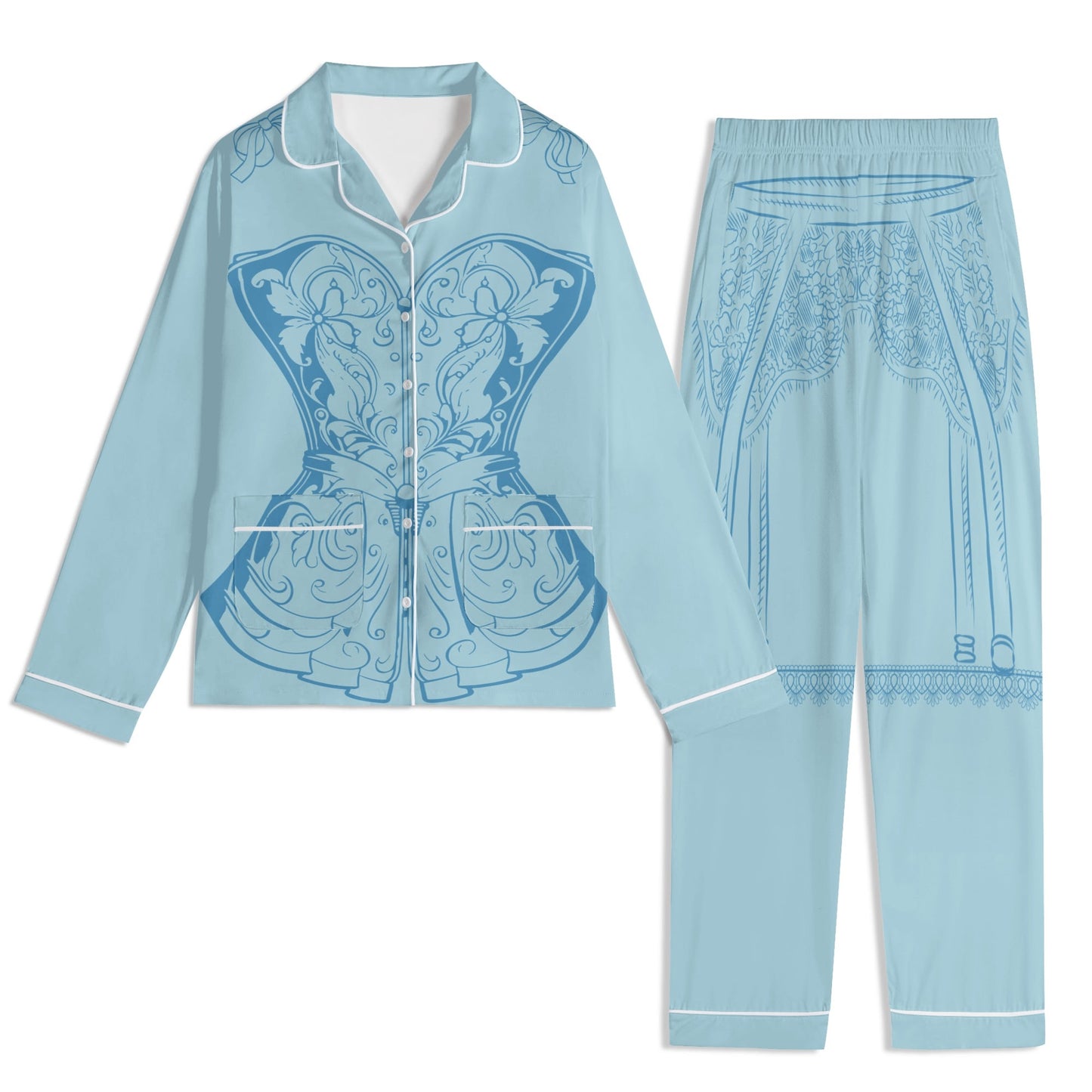 Dreamy Romantic  PJ set-Blue