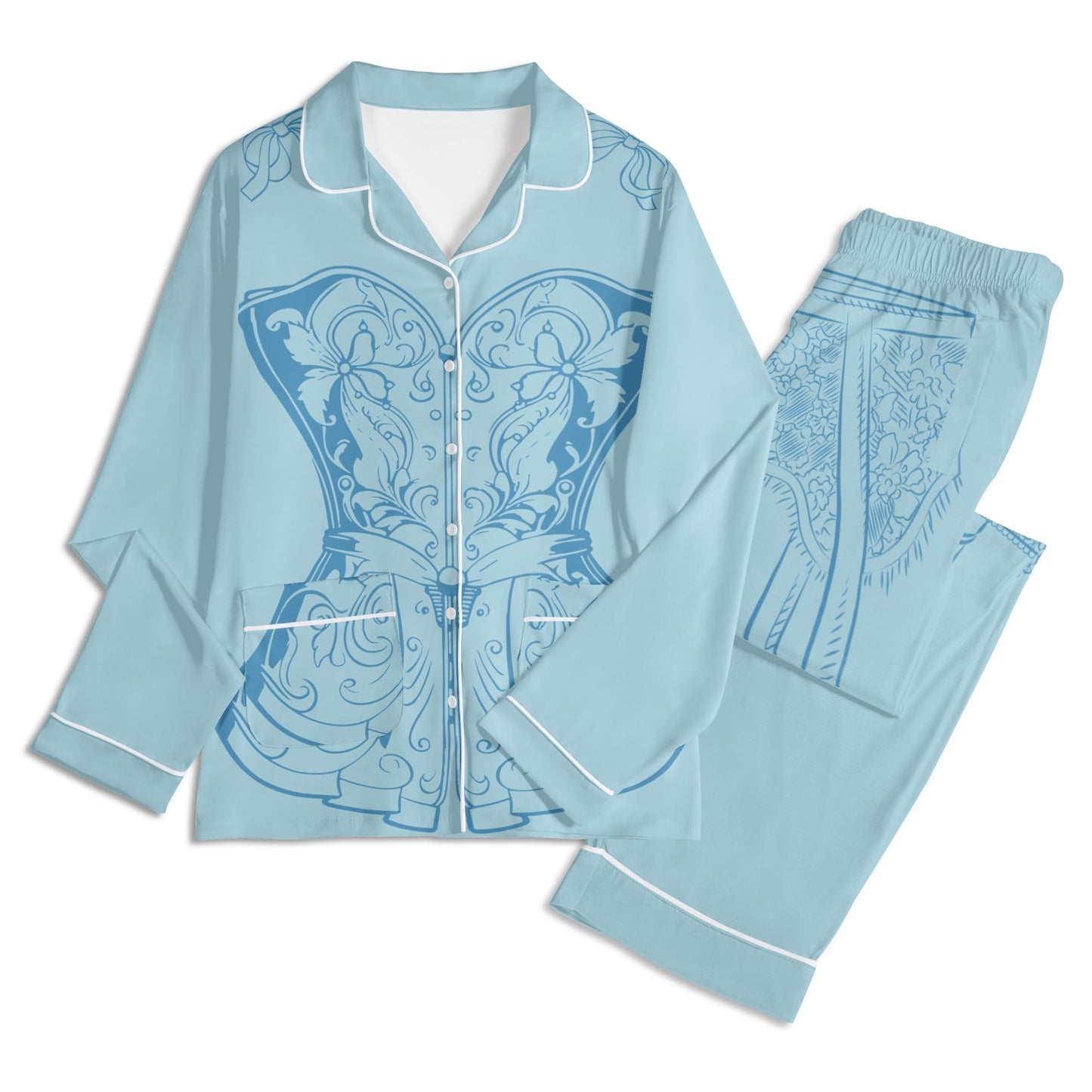 Dreamy Romantic  PJ set-Blue