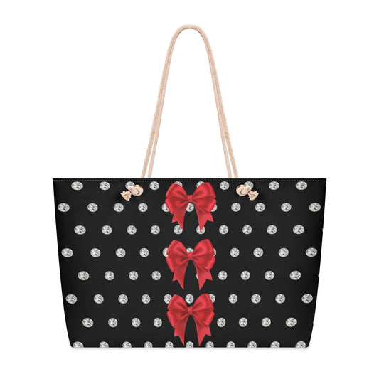 Sparkle and Bows Tote Bag