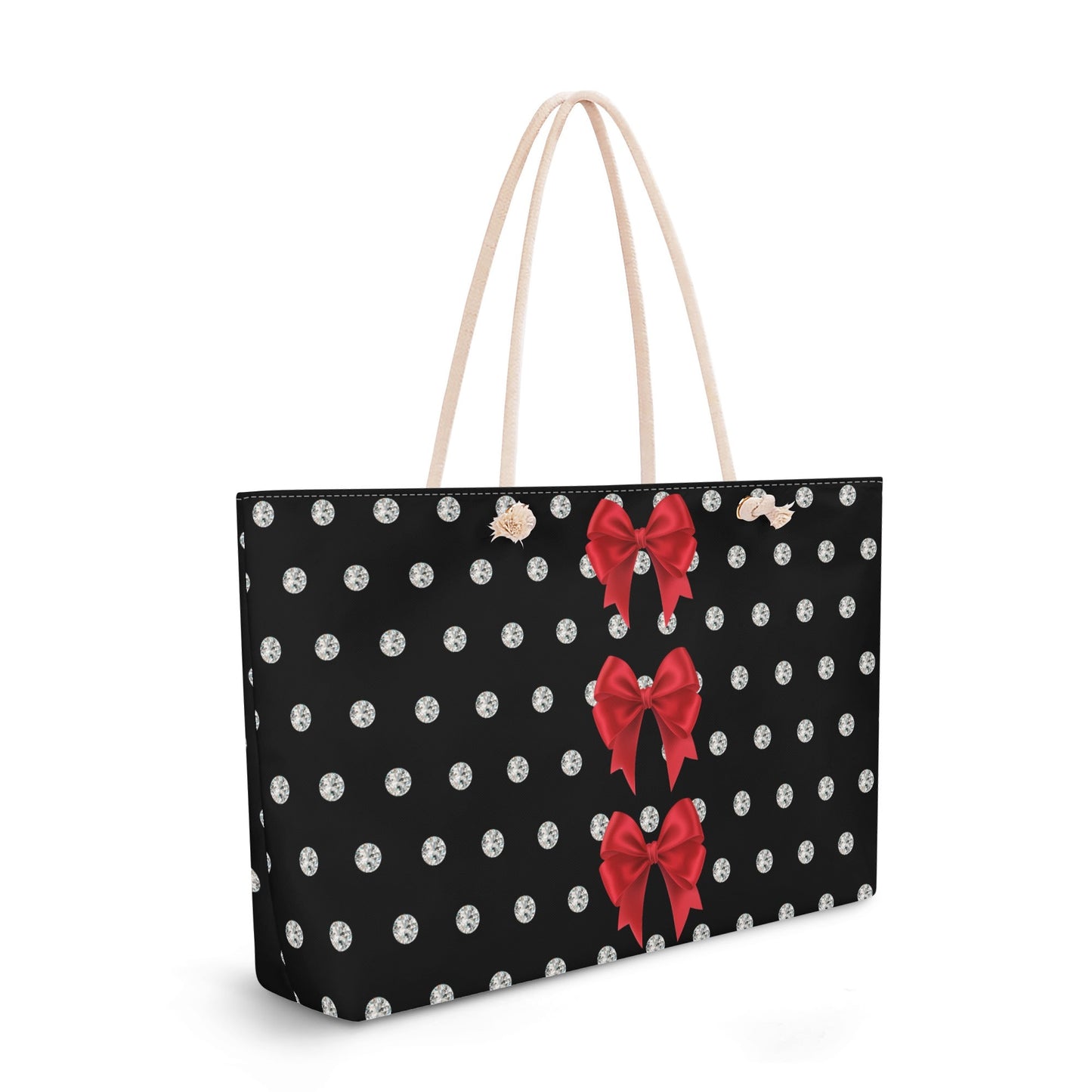 Sparkle and Bows Tote Bag