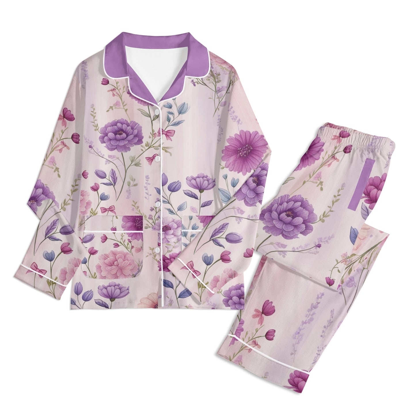 Lavender Luxe Petals PJ-Kids
