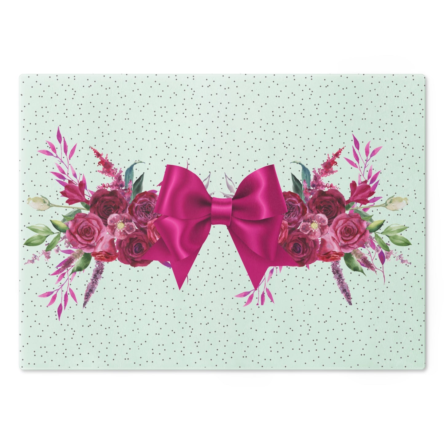 Floral Bow Cutting Board