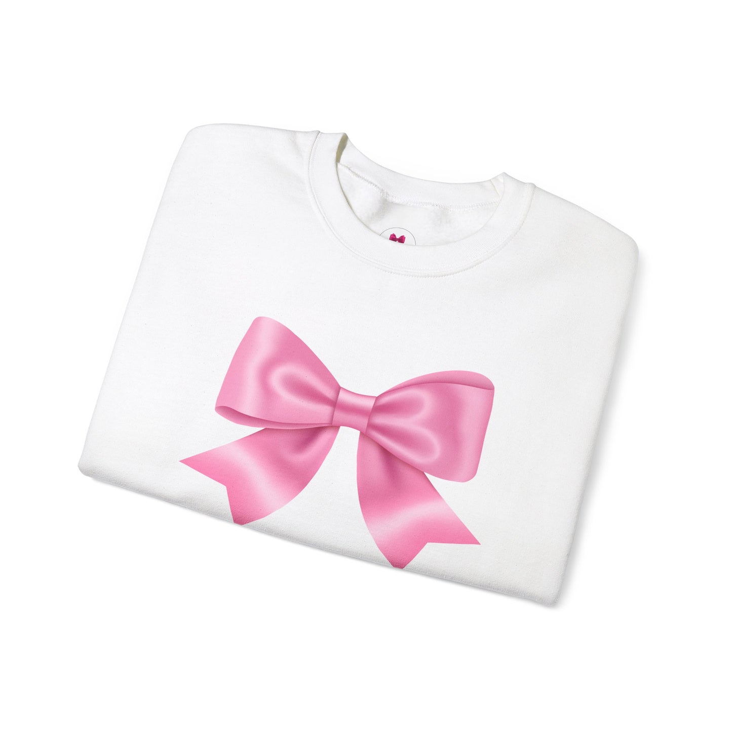 Pink Ribbon Bow Sweatshirt