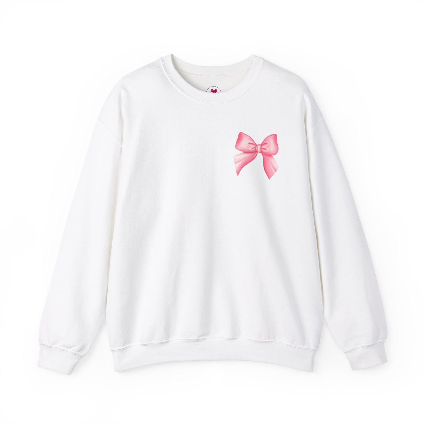 Texture Bow Sweatshirt