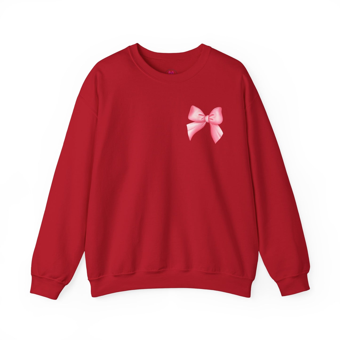 Texture Bow Sweatshirt