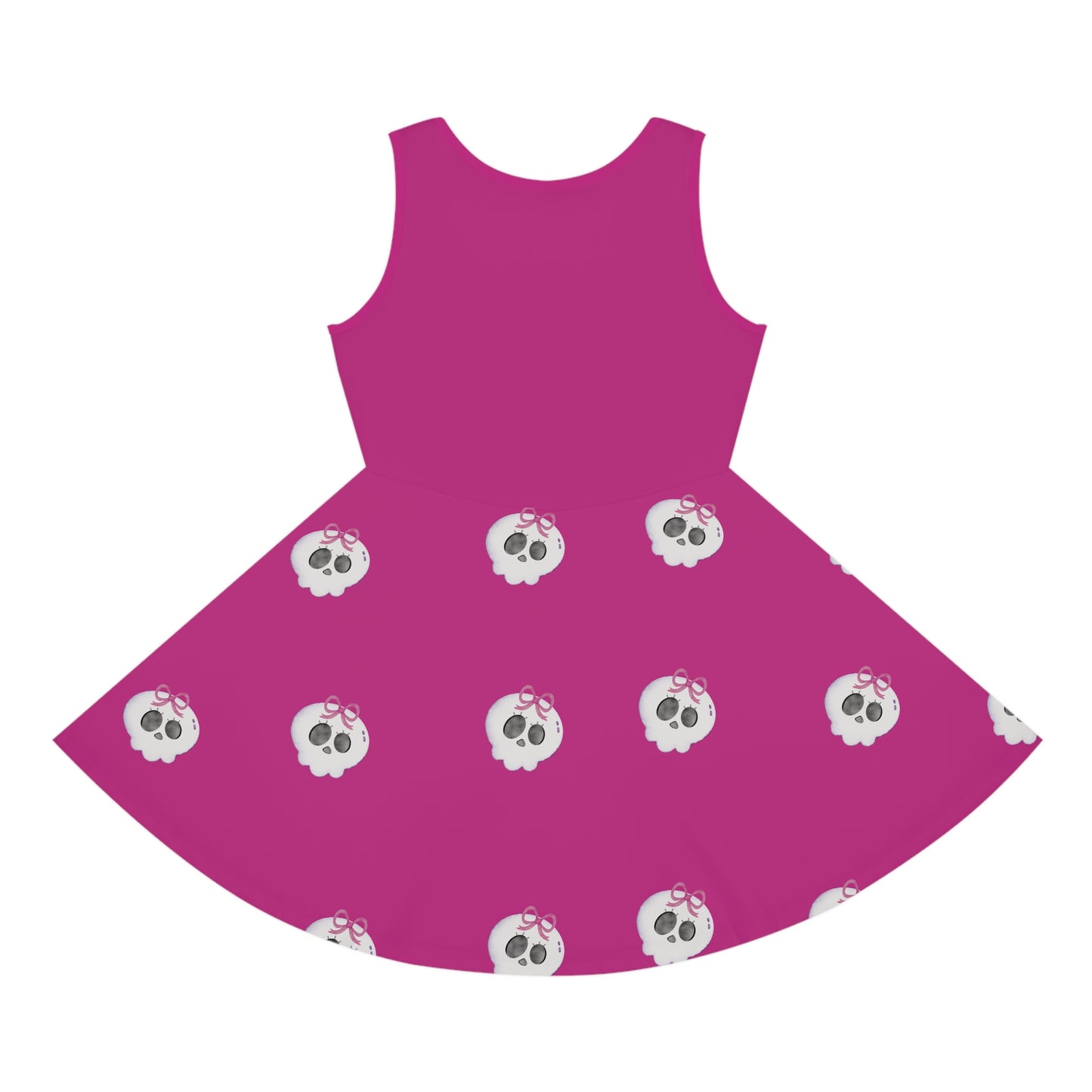 Bow Skull Dress-Kids