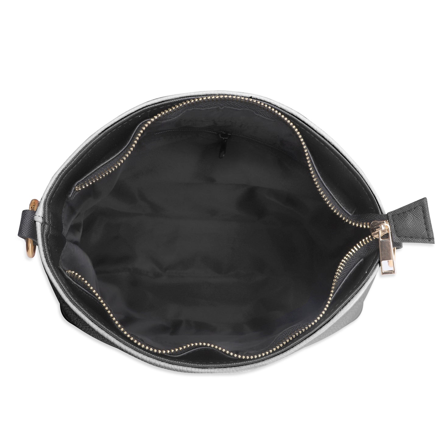 Black Lace Bow Bucket Bag