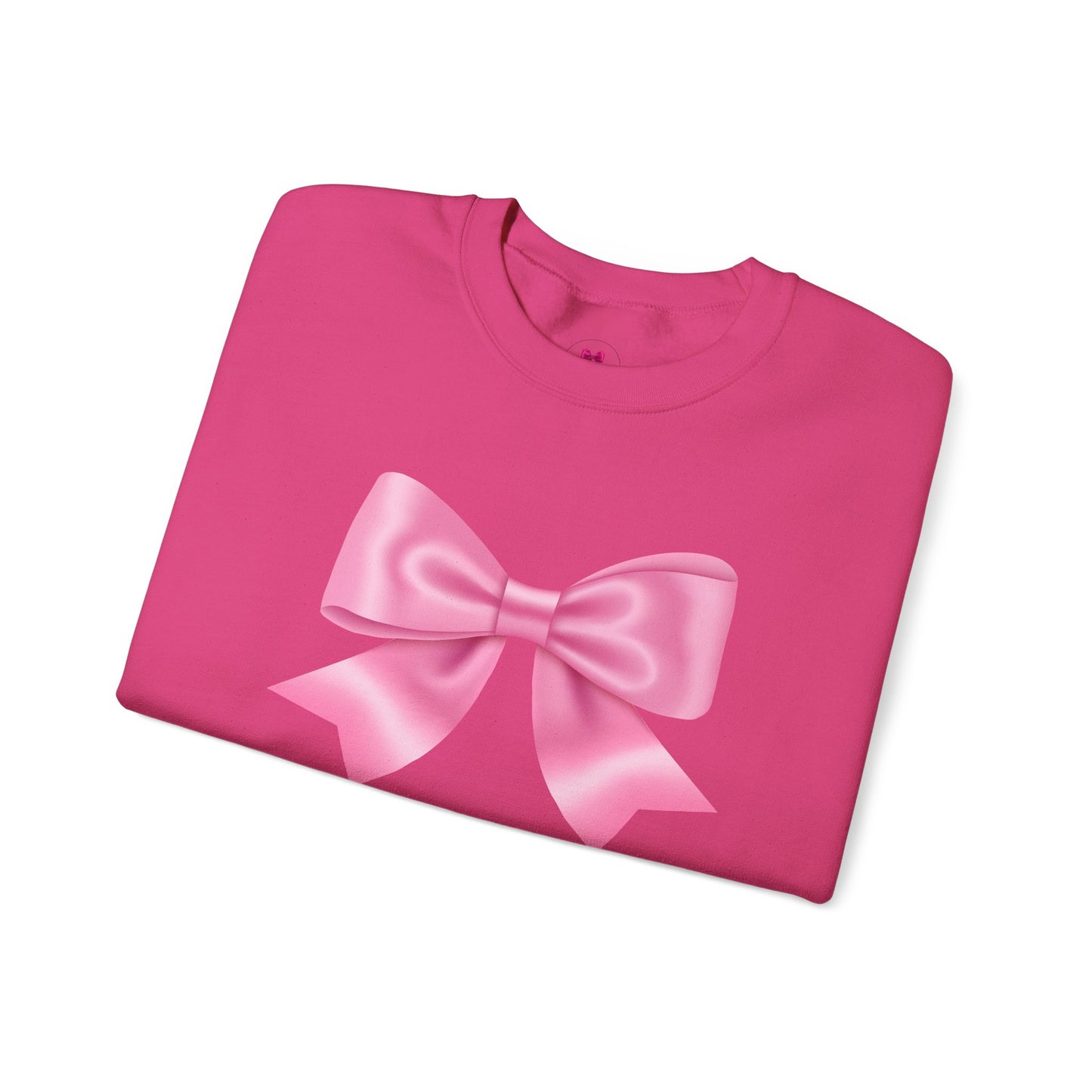 Pink Ribbon Bow Sweatshirt