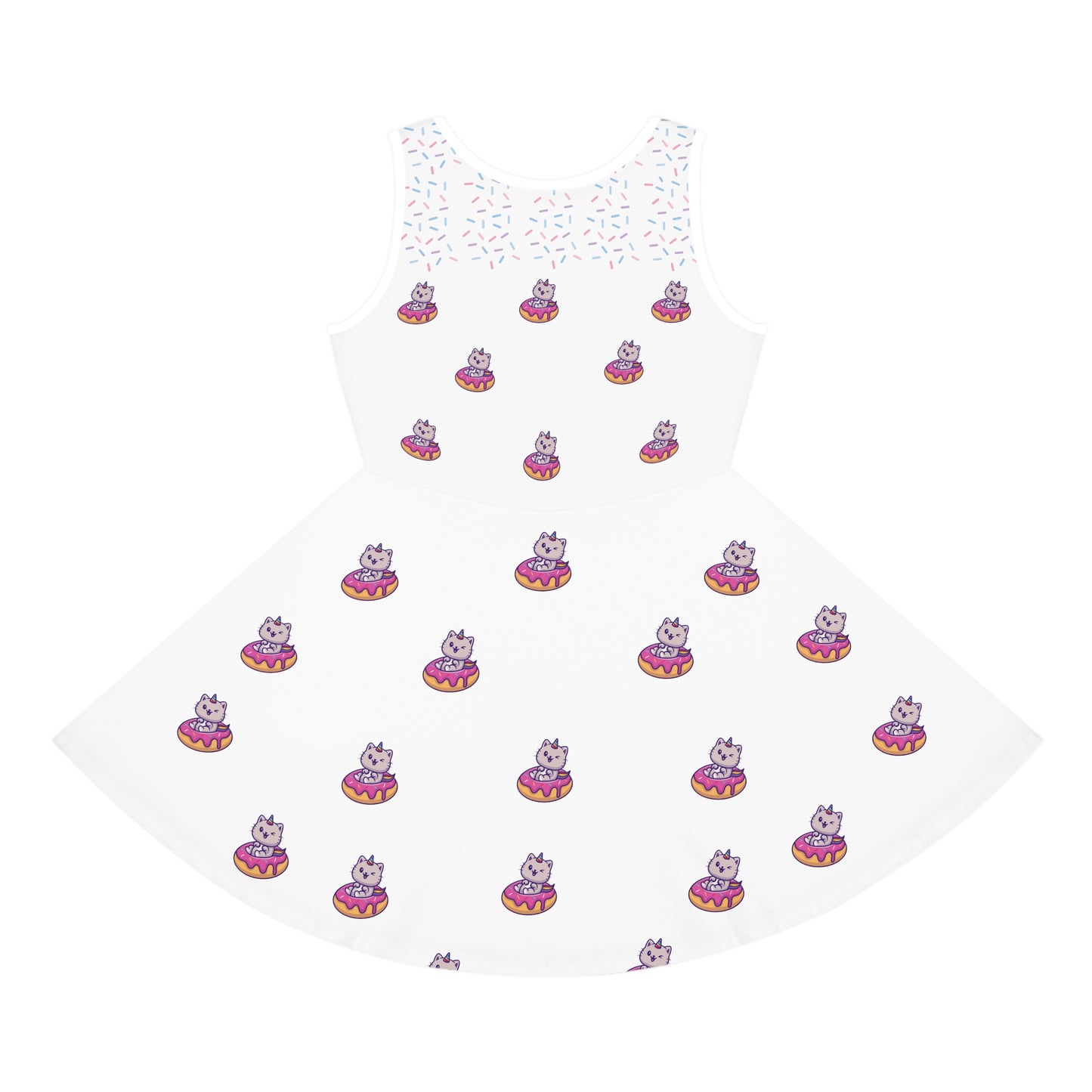 Kitty donut Dress-Kids