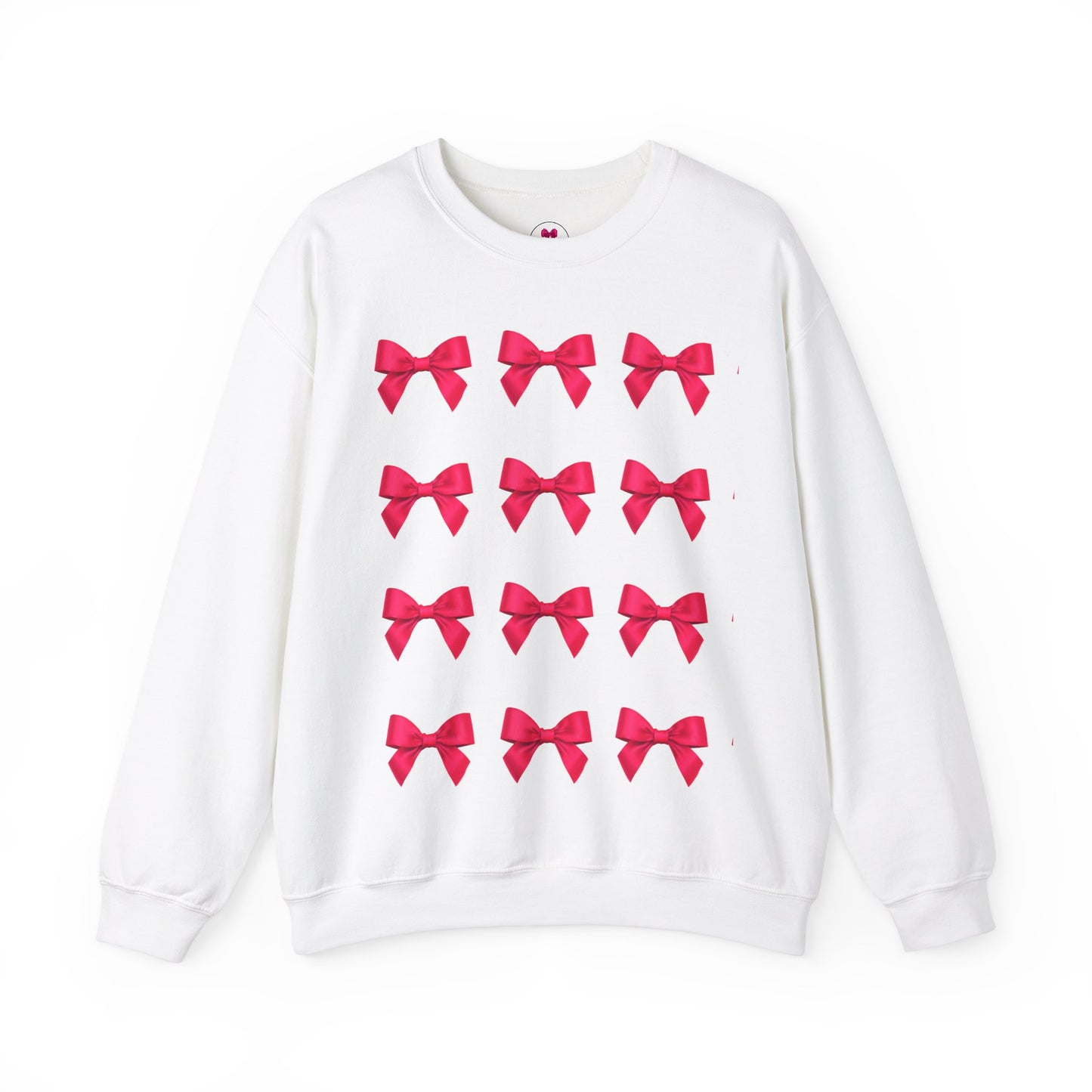 Hot Pink Bow Sweatshirt-3