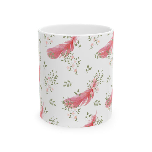 Feathers and Flowers Mug