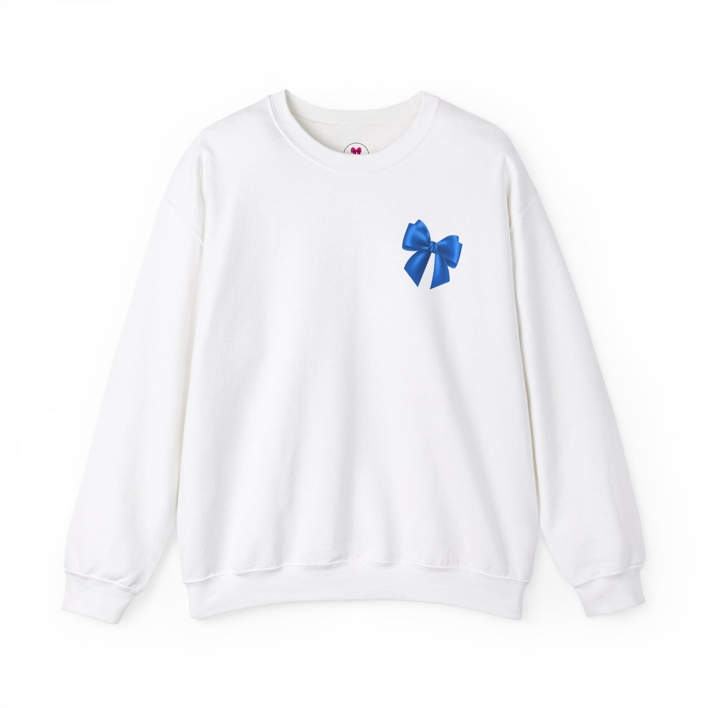 Blue Bow Sweatshirt