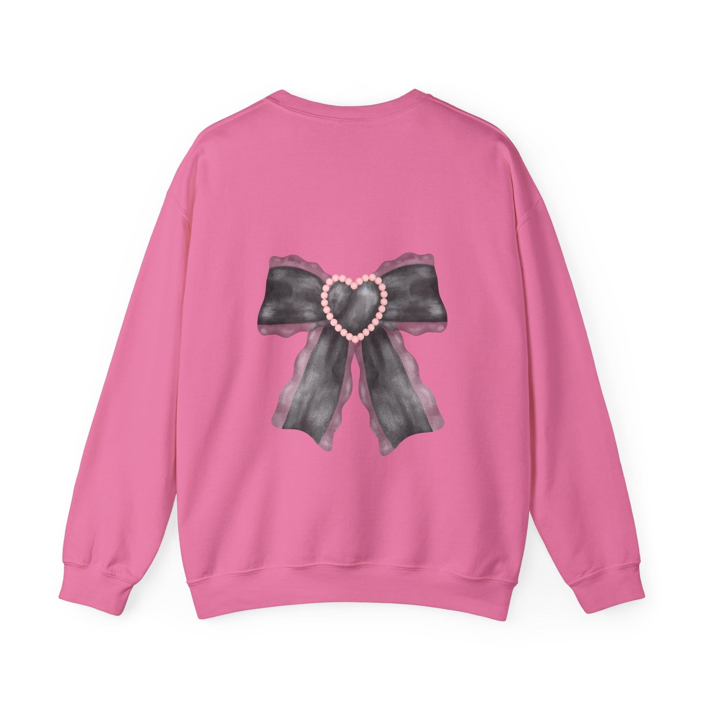 Black heart Bow Sweatshirt