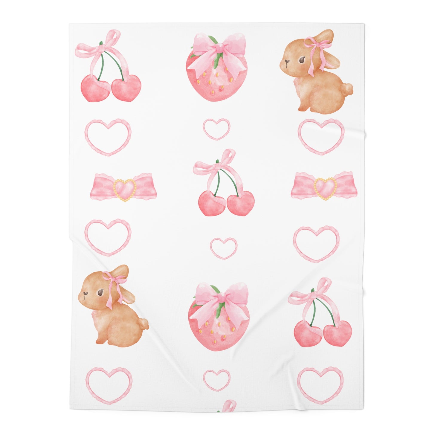 Bunny n Bows Blanket