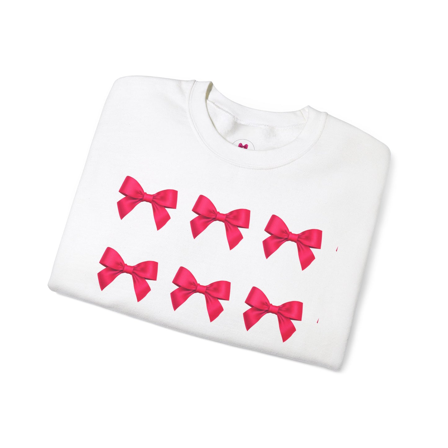 Hot Pink Bow Sweatshirt-3