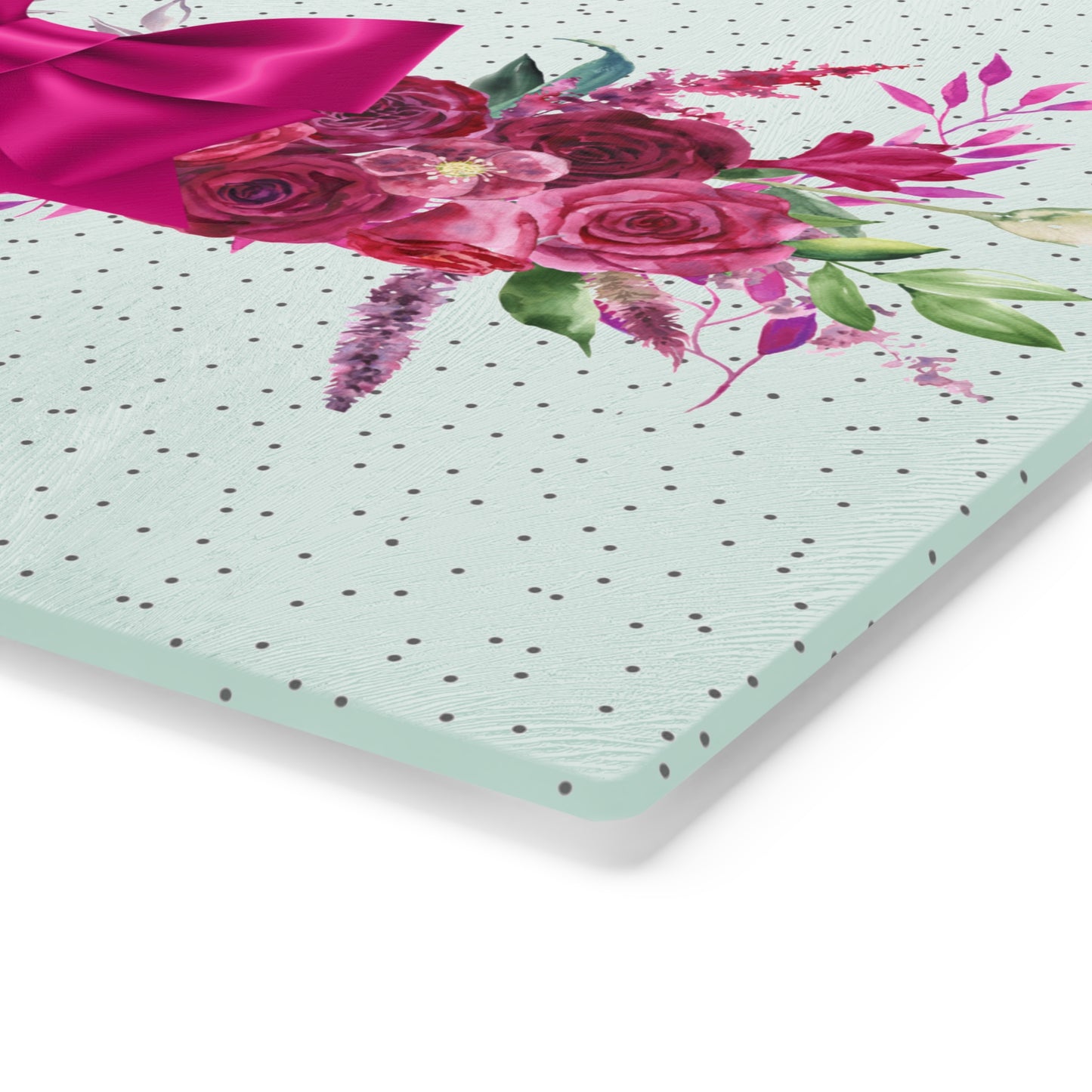 Floral Bow Cutting Board