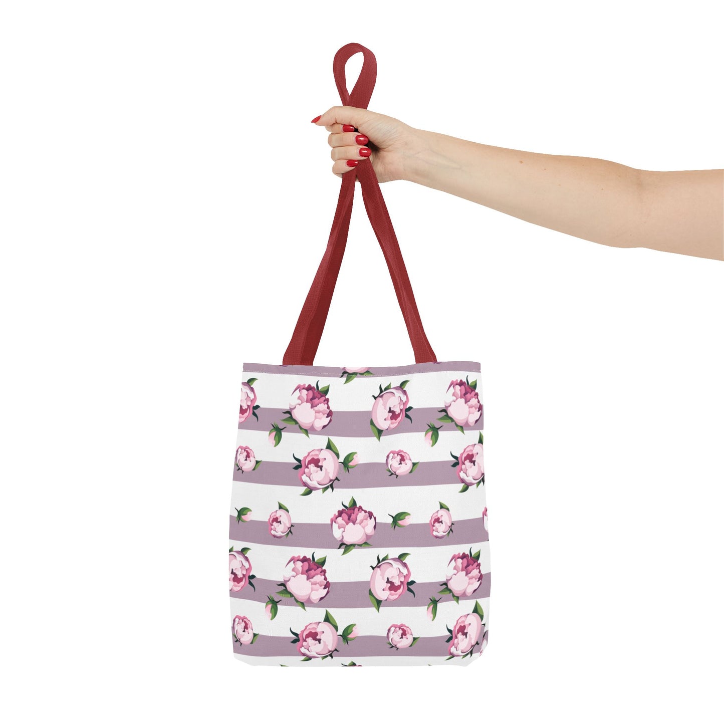 Floral Tote-Mauve