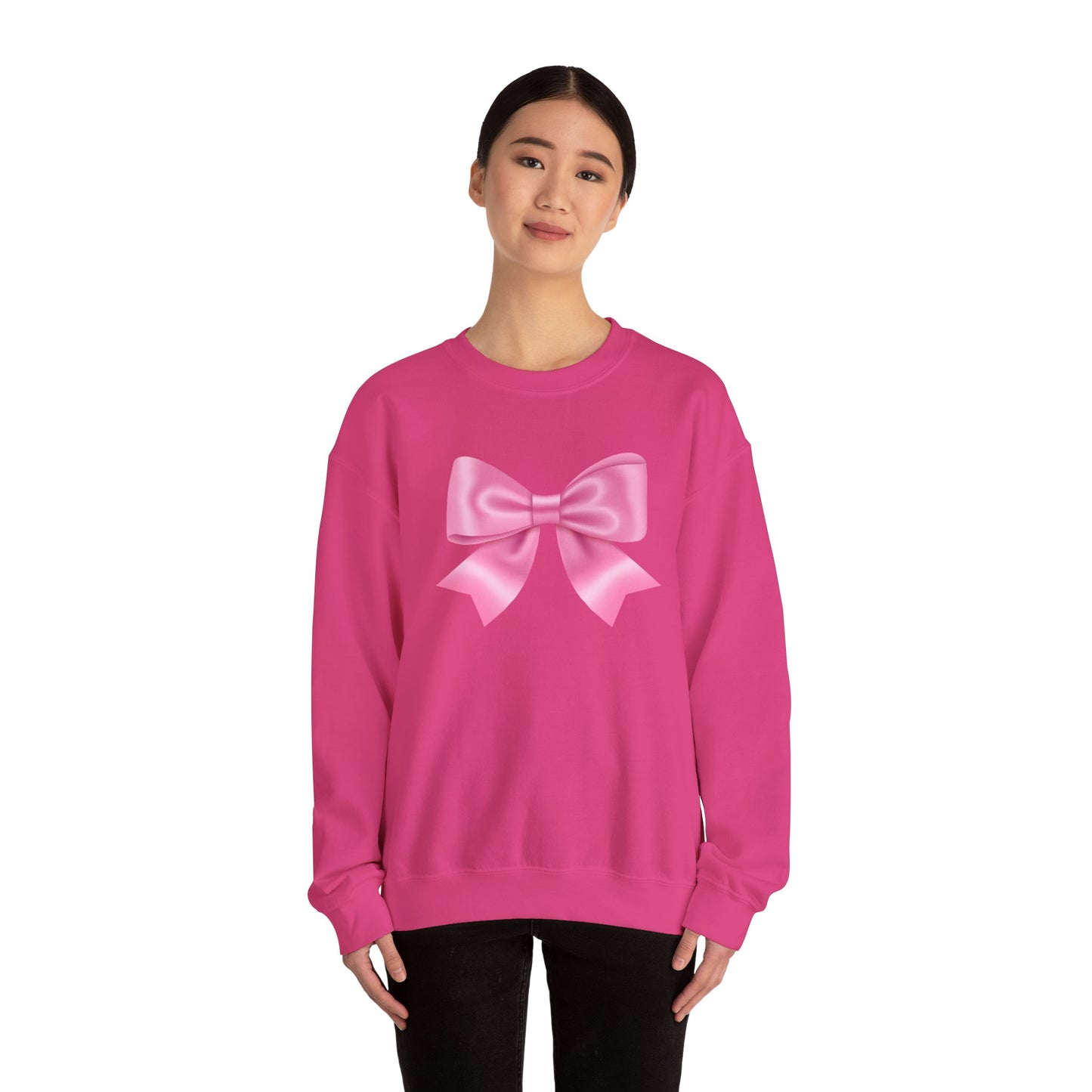 Pink Ribbon Bow Sweatshirt