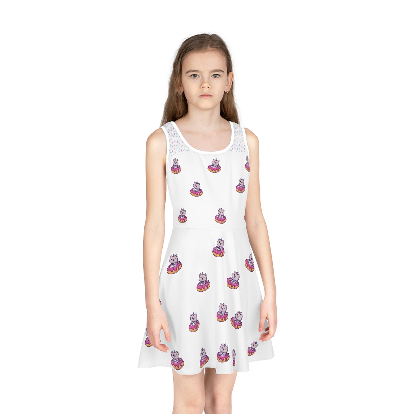 Kitty donut Dress-Kids