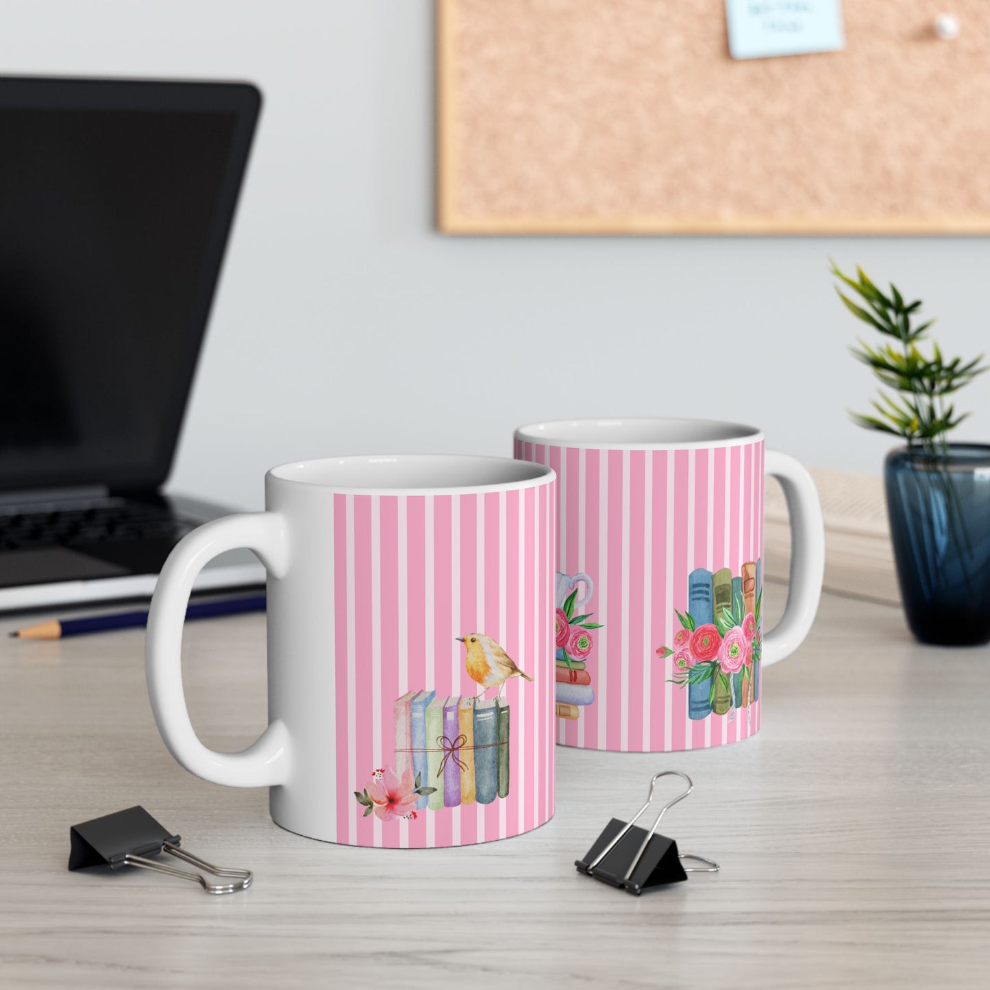 Books and Birds Mug