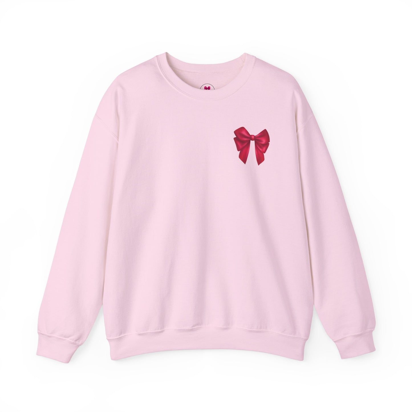 Hot Pink Bow Sweatshirt-2