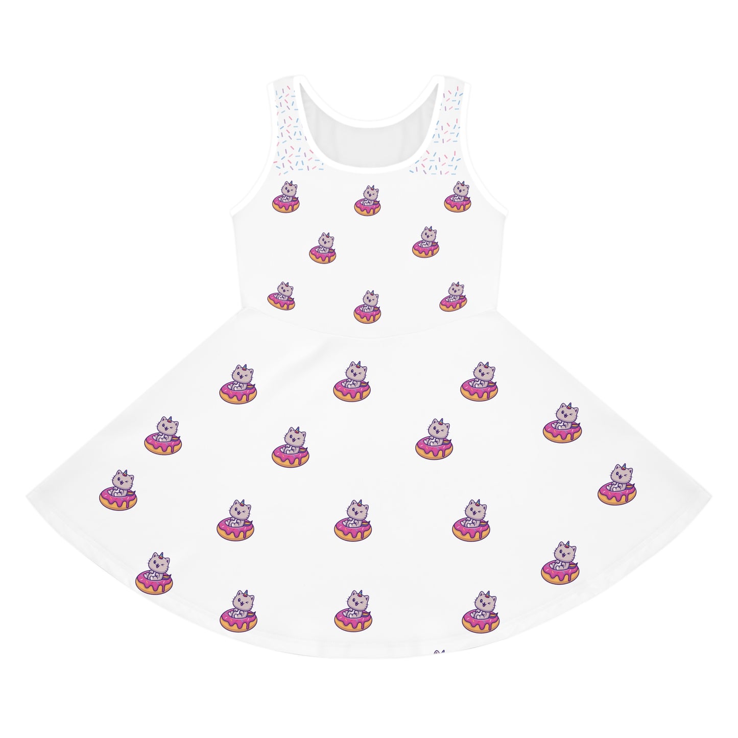 Kitty donut Dress-Kids