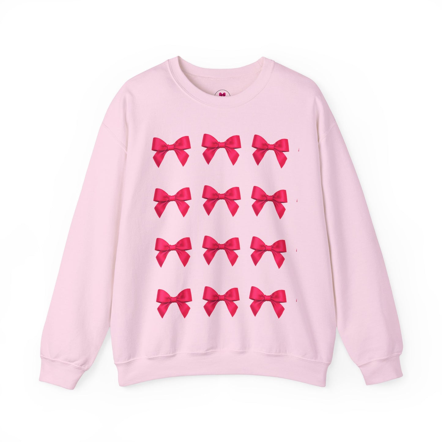 Hot Pink Bow Sweatshirt-3