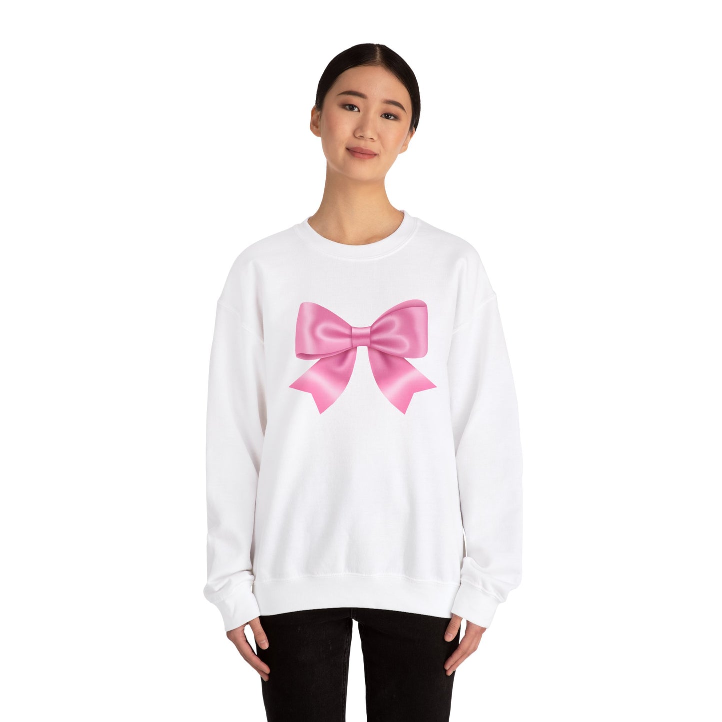 Pink Ribbon Bow Sweatshirt