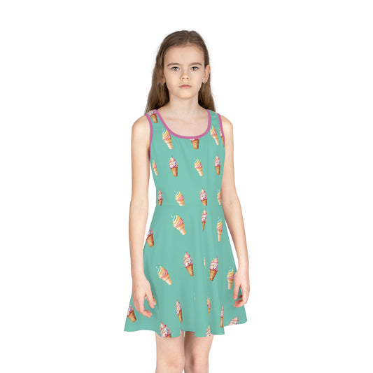 Icrecream Dress-Green