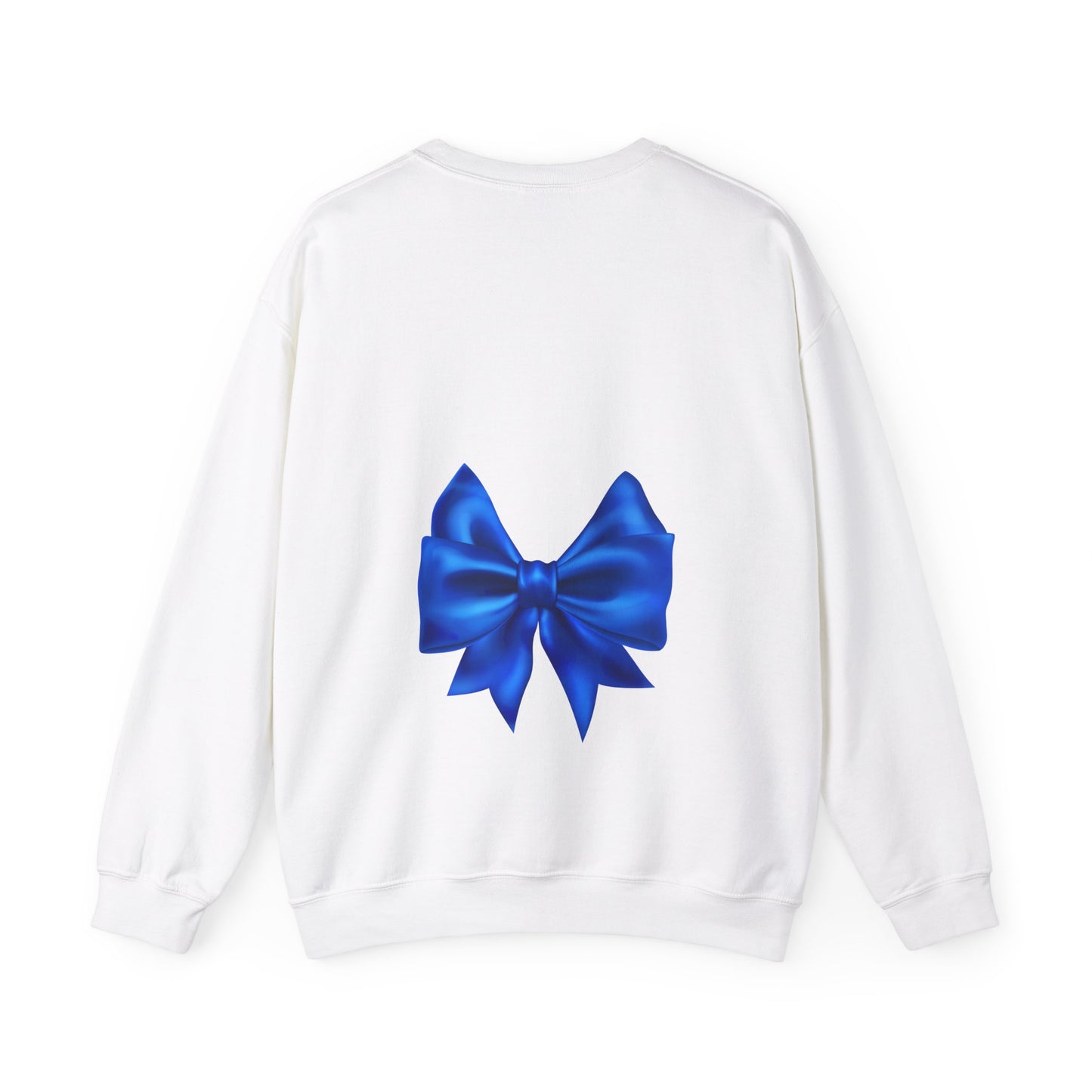 Blue Bow Sweatshirt