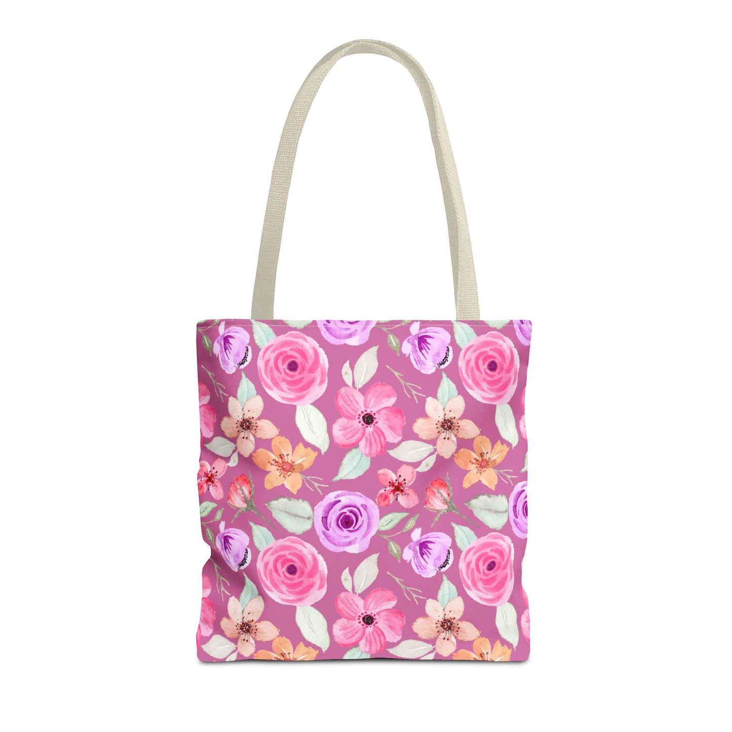 Pink Floral Tote 1