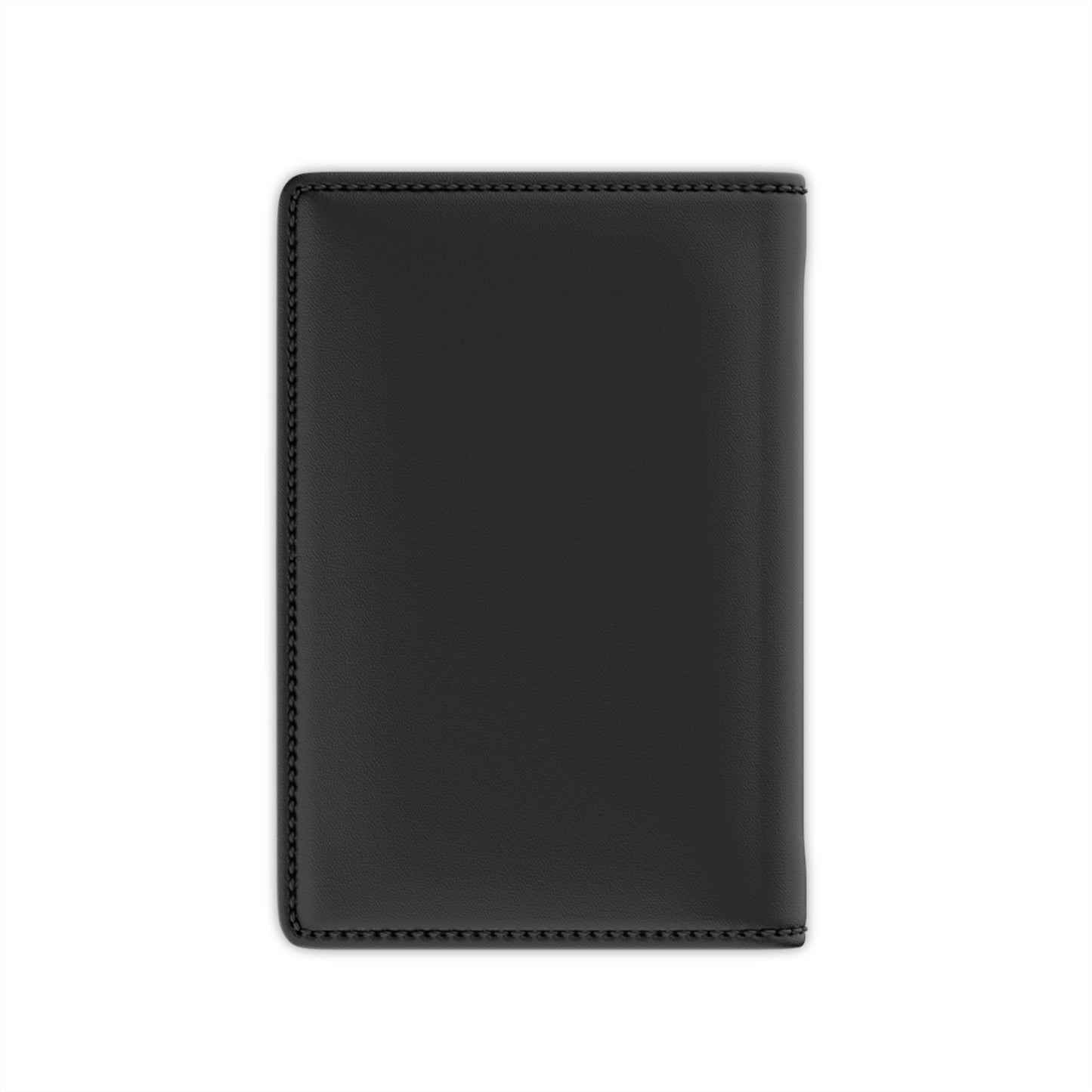 Pink Bow Passport Holder-Black