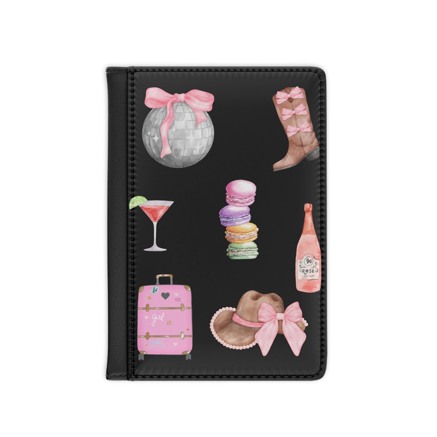 Travel in Style Passport Holder-Black