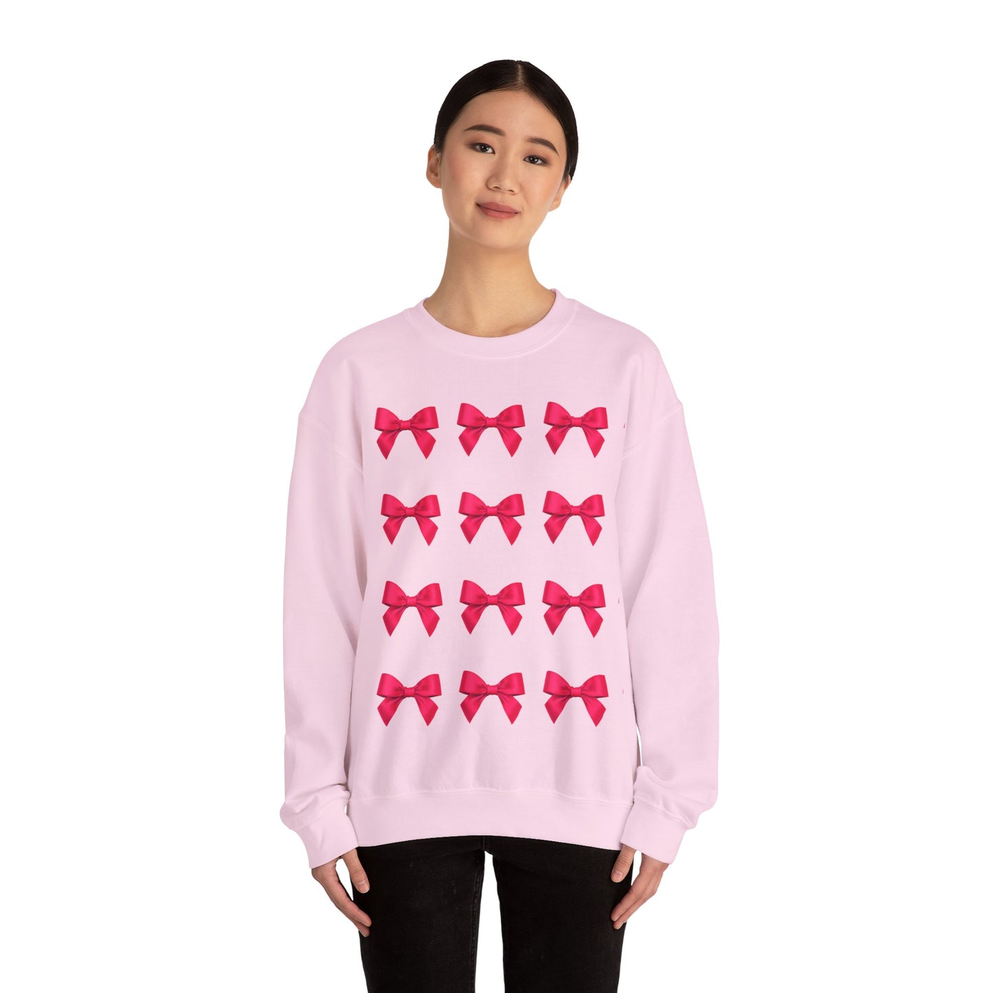 Hot Pink Bow Sweatshirt-3