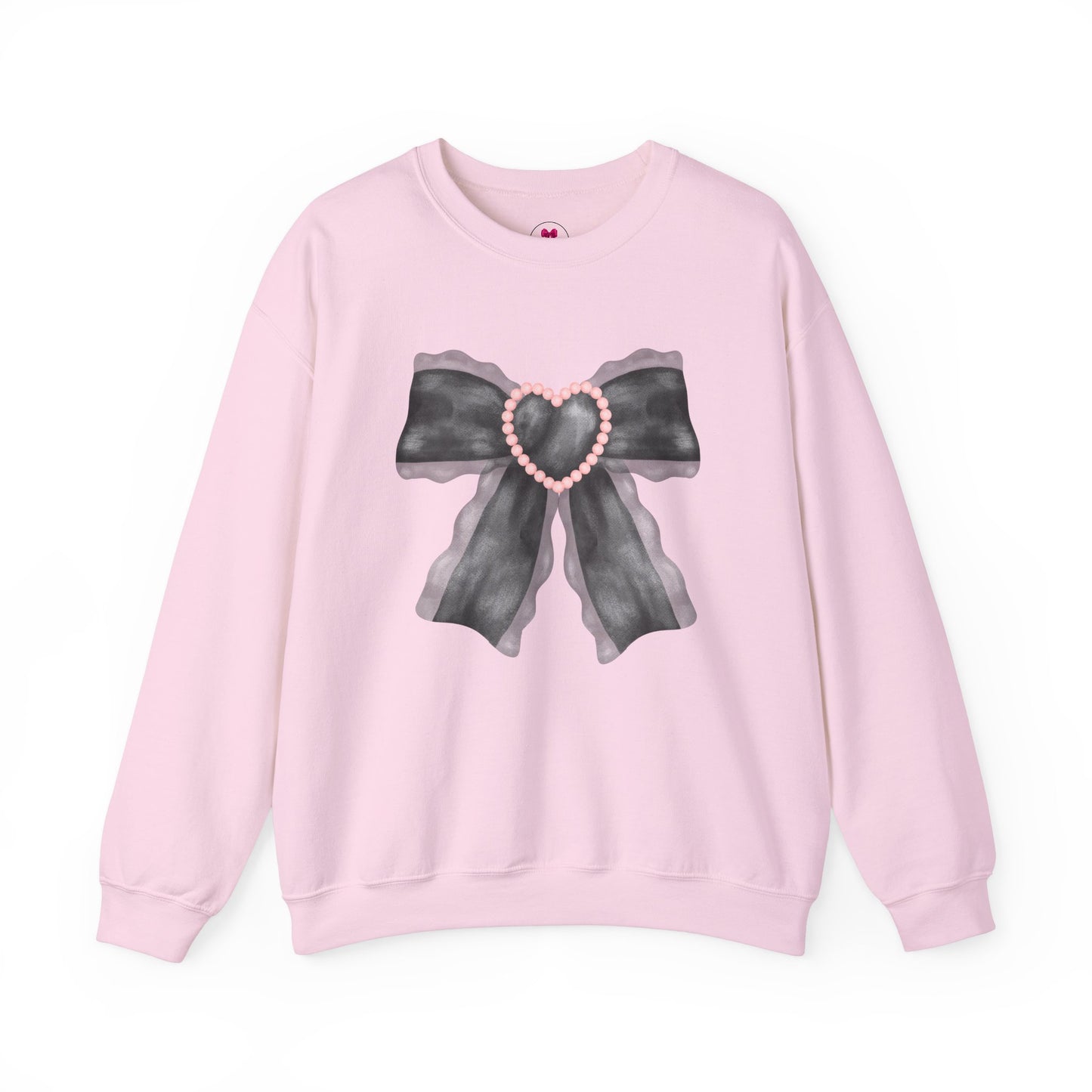 Black Bow w Pearls Sweatshirt