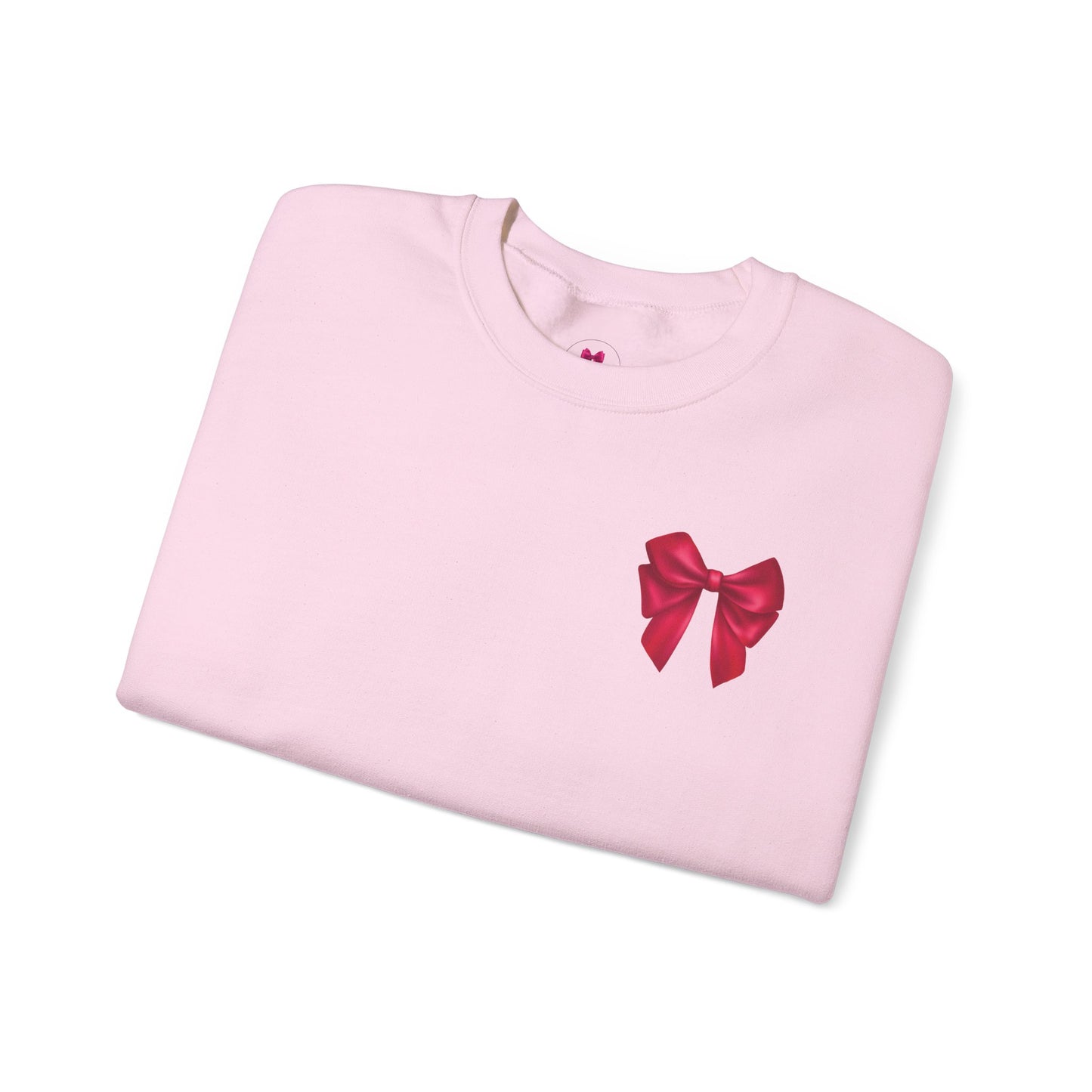 Hot Pink Bow Sweatshirt-2