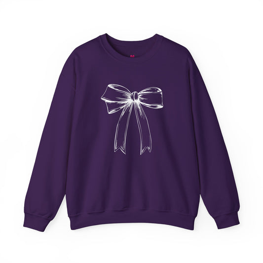 White Bow Sweatshirt