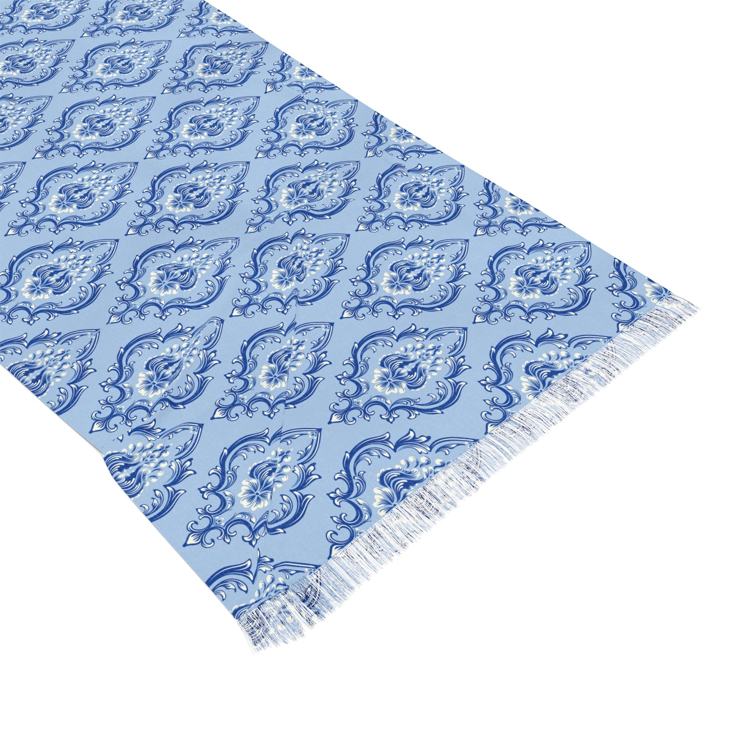 Blue Damask2 Scarf