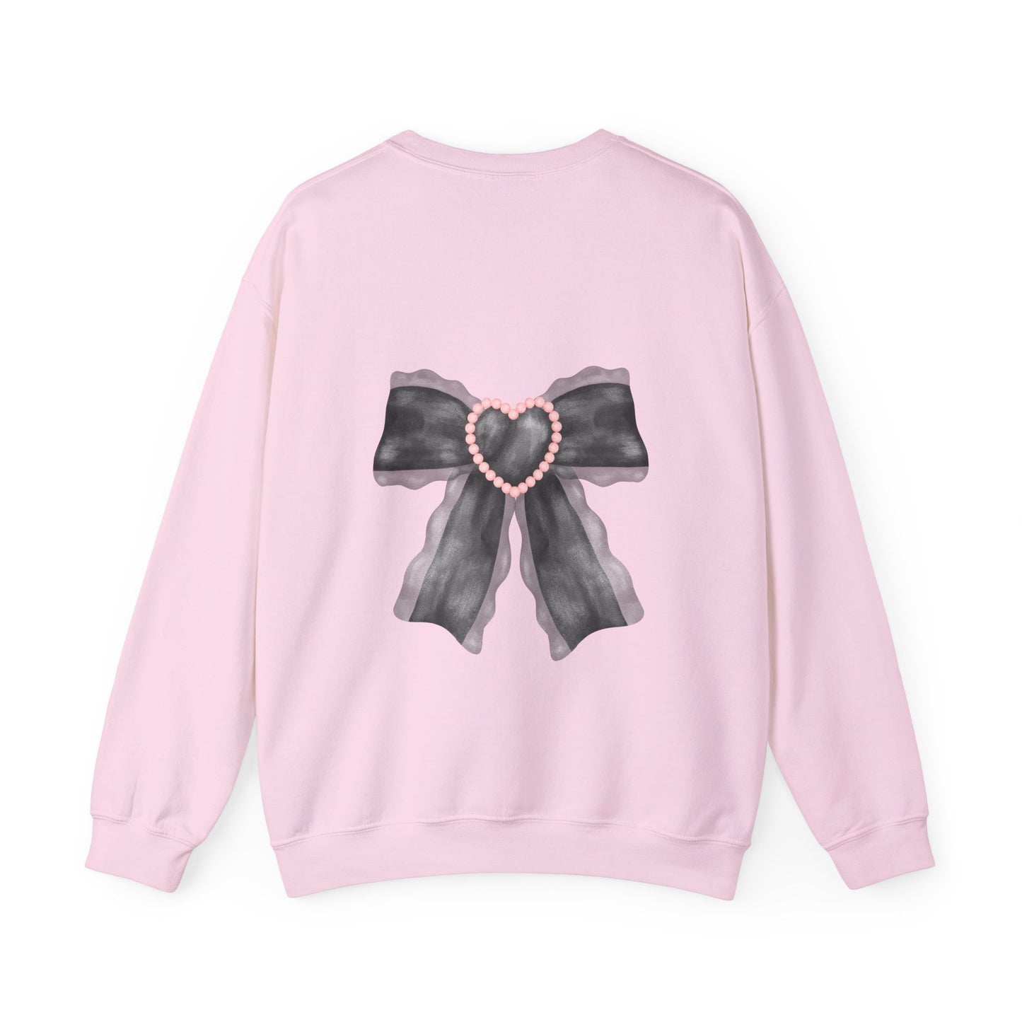 Black heart Bow Sweatshirt