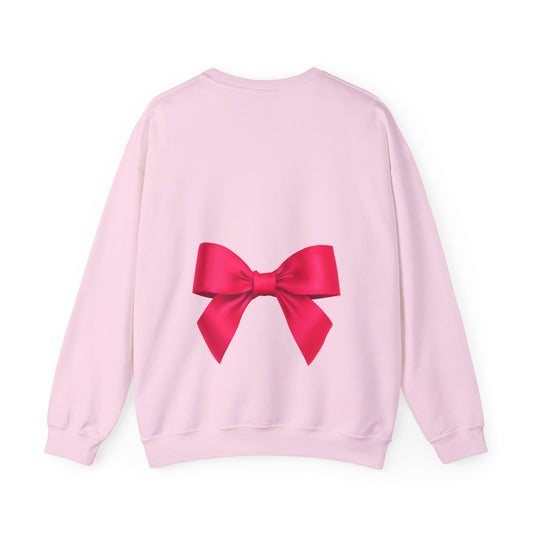 Hot Pink Bow Sweatshirt